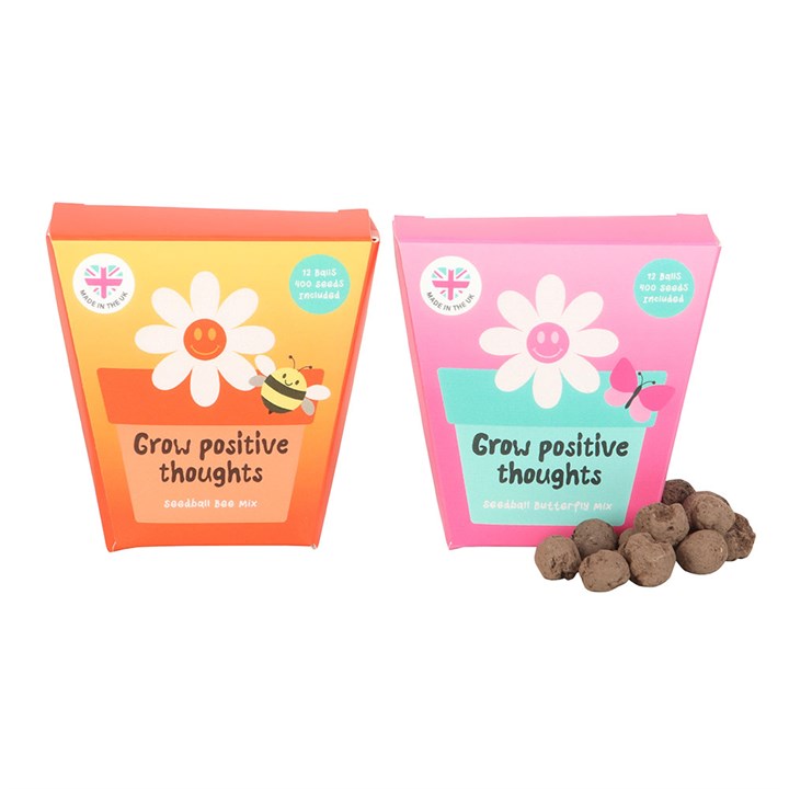 Grow Positive Thoughts Bee Seedball Packs
